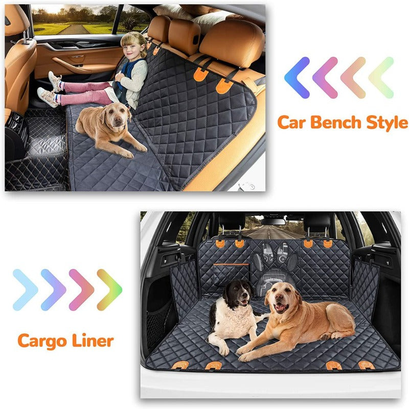 Dog Car Hammock With Carrier Waterproof Dog Car Seat Cover