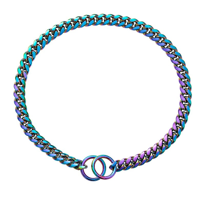 Dog Chain Collar Stainless Steel Metal Slip Chain Collar