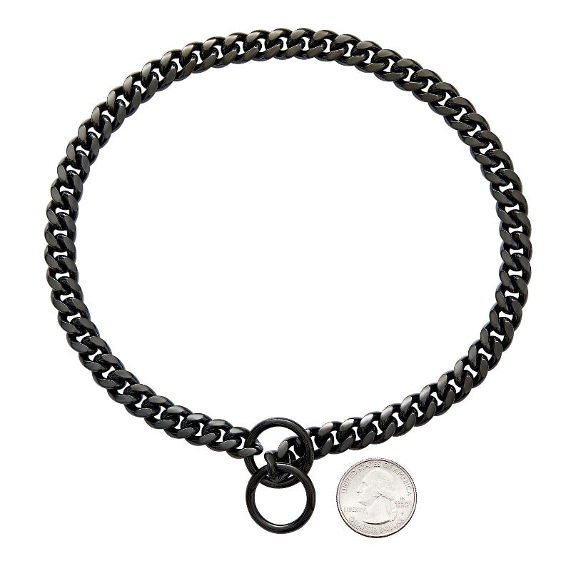 Dog Chain Collar Stainless Steel Metal Slip Chain Collar