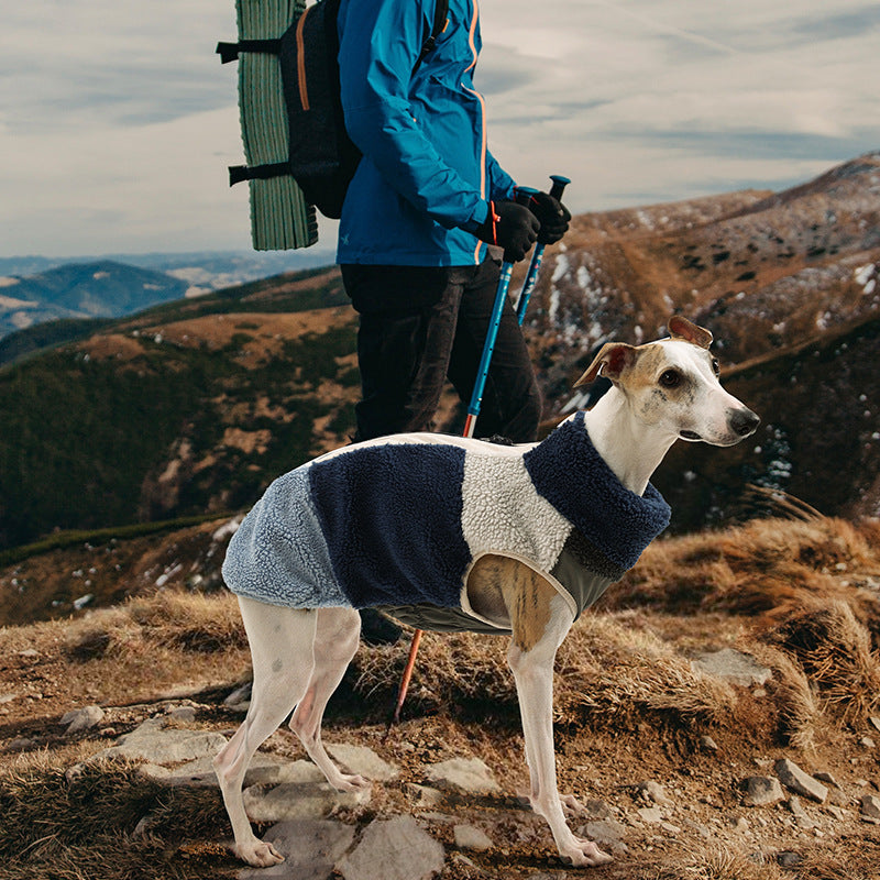 Dog Clothes Autumn And Winter Zipper Cotton Dog Coat Warm Cotton Jacket Winter Vest