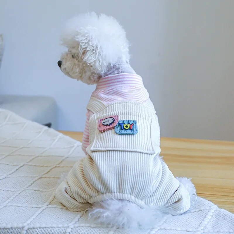 Dog Clothes Pet Clothing Autumn and Winter Casual Carrier Pants