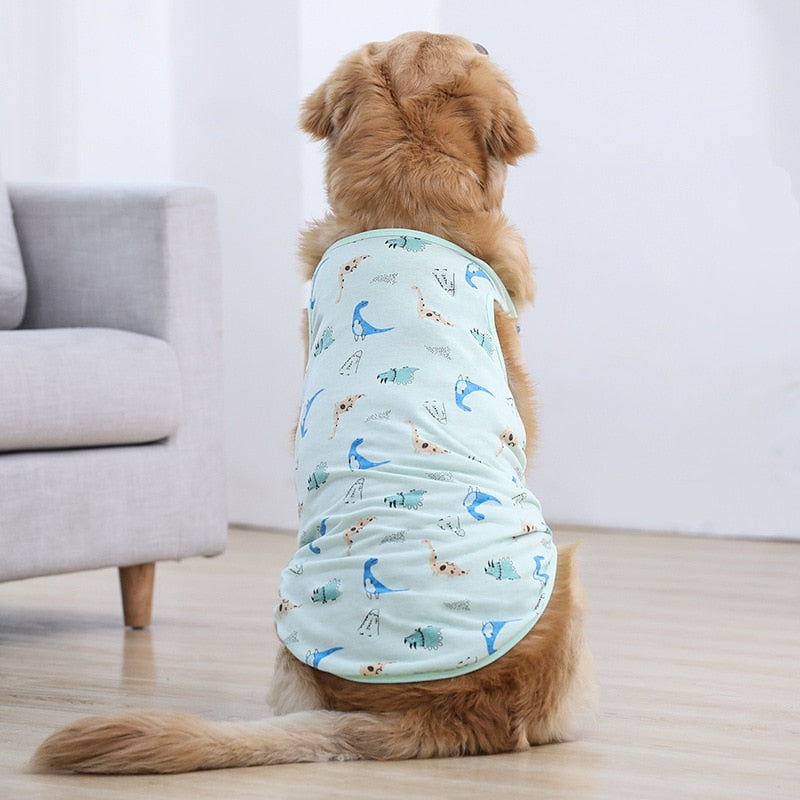 Summer Dog Clothes Anti-hair Loss Sunscreen Vest Clothing