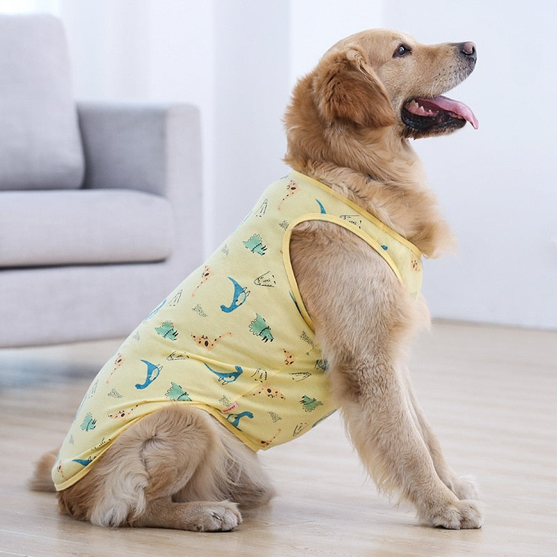 Summer Dog Clothes Anti-hair Loss Sunscreen Vest Clothing