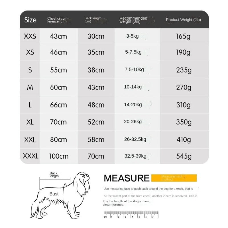 Zipper Dog Jackets Dogs Winter Jumpsuit Clothes Winter Warm Pet Dog Coat