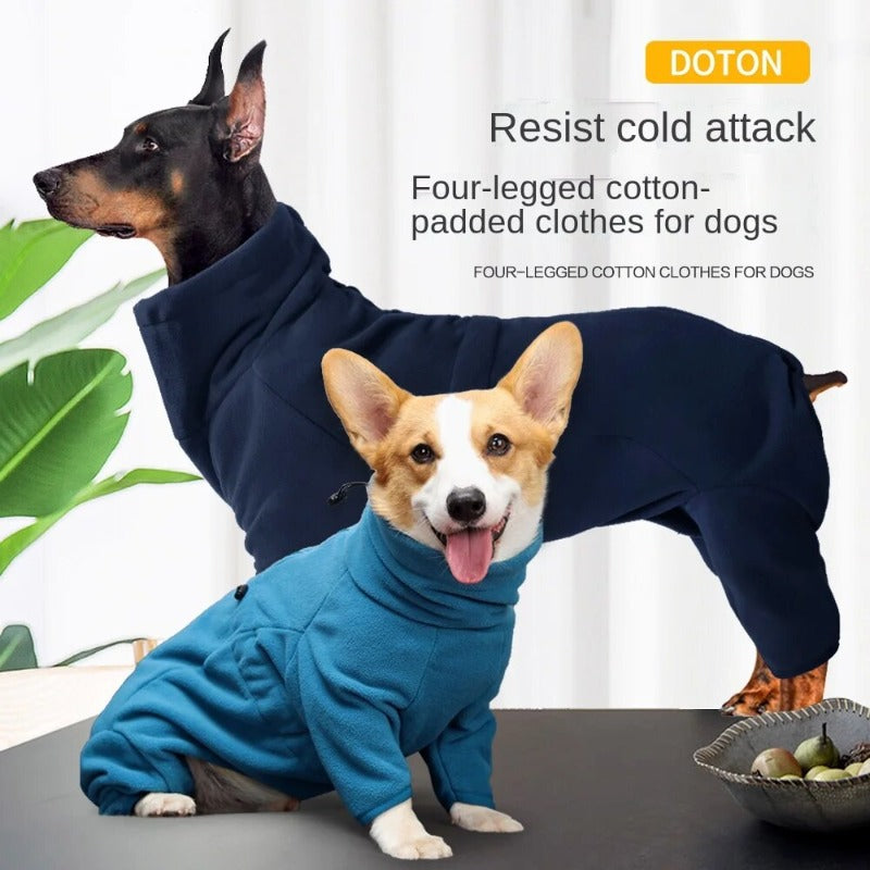 Zipper Dog Jackets Dogs Winter Jumpsuit Clothes Winter Warm Pet Dog Coat