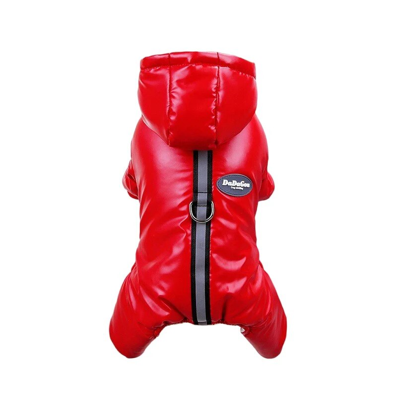 Dog Coat Windproof Jacket 4 Legs Warm Dog Jumpsuit