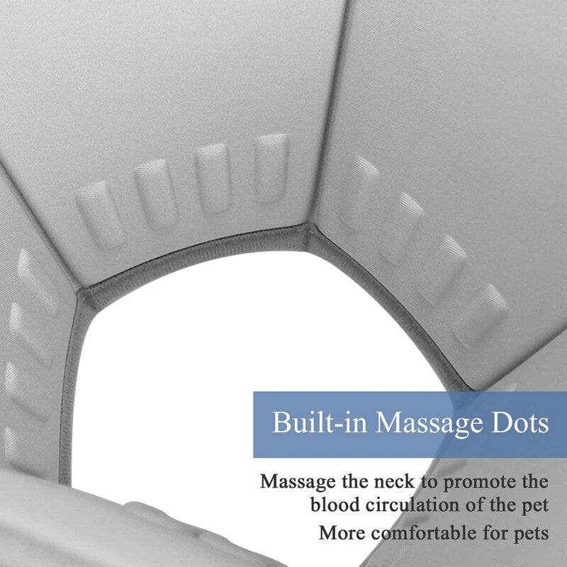 Dog Collars Cat Elizabethan Collar Pet Dog Neck Cone Recovery Anti-bite Collar