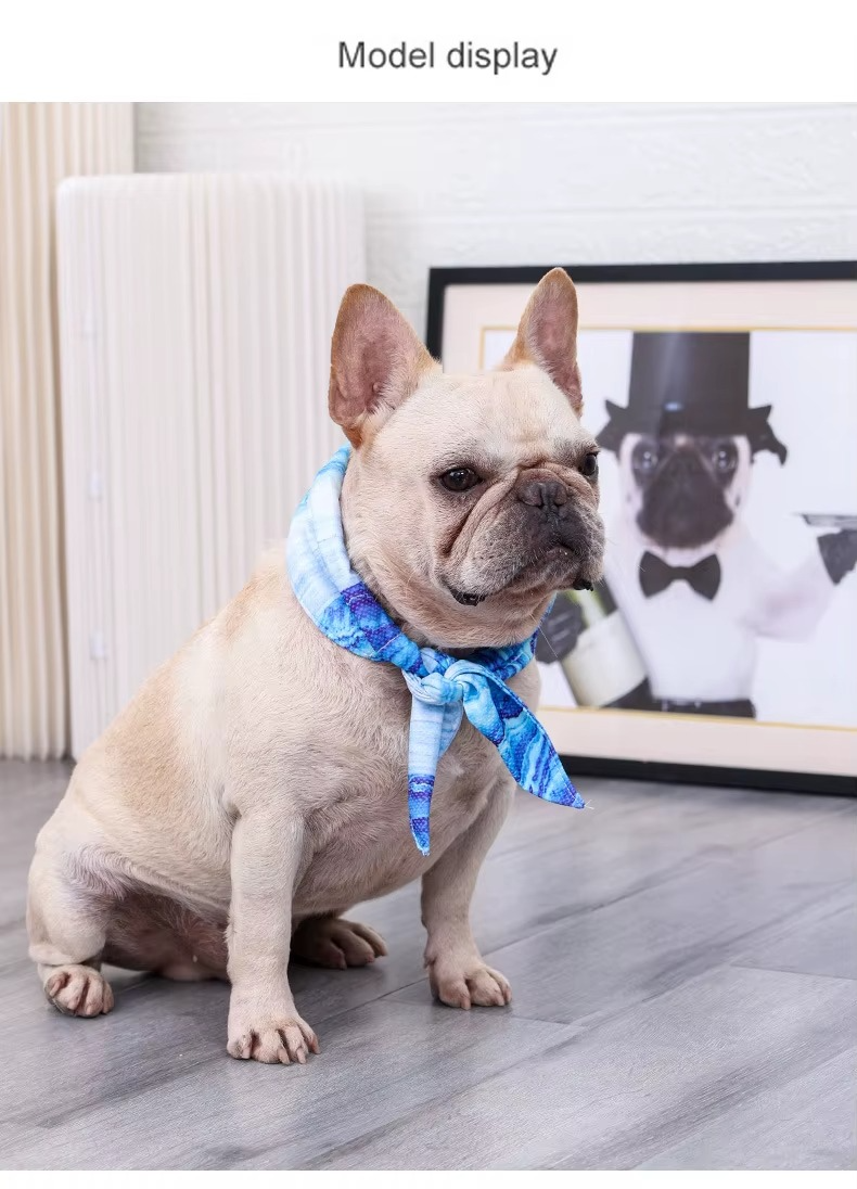 Dog Cooling Bandana Outdoor Heatstroke Prevention Cooling Towel