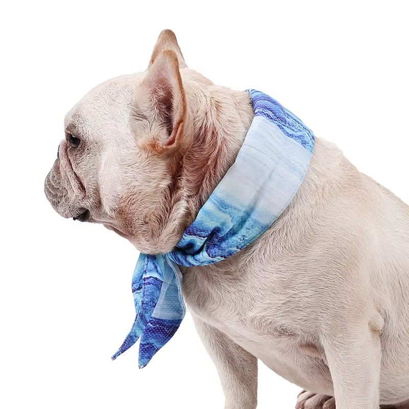 Dog Cooling Bandana Outdoor Heatstroke Prevention Cooling Towel