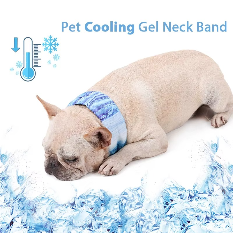 Dog Cooling Bandana Outdoor Heatstroke Prevention Cooling Towel