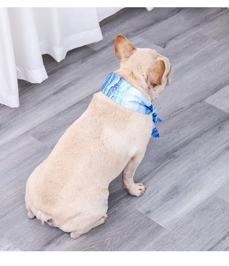 Dog Cooling Bandana Outdoor Heatstroke Prevention Cooling Towel
