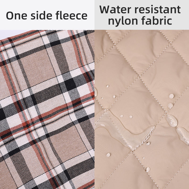 Dog Costume Waterproof Plaid Clothes Dog Winter Coat Warm Dog Jacket