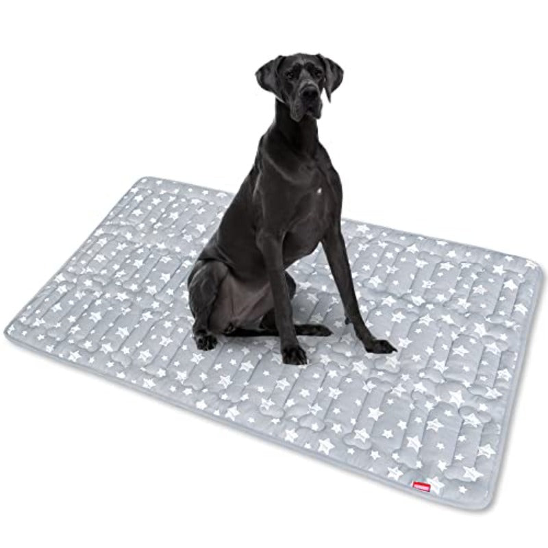 Anti-Slip Bottom Dog Crate Mat Machine Washable Soft Dog Bed Mat