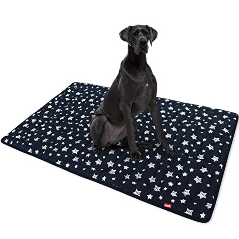 Anti-Slip Bottom Dog Crate Mat Machine Washable Soft Dog Bed Mat