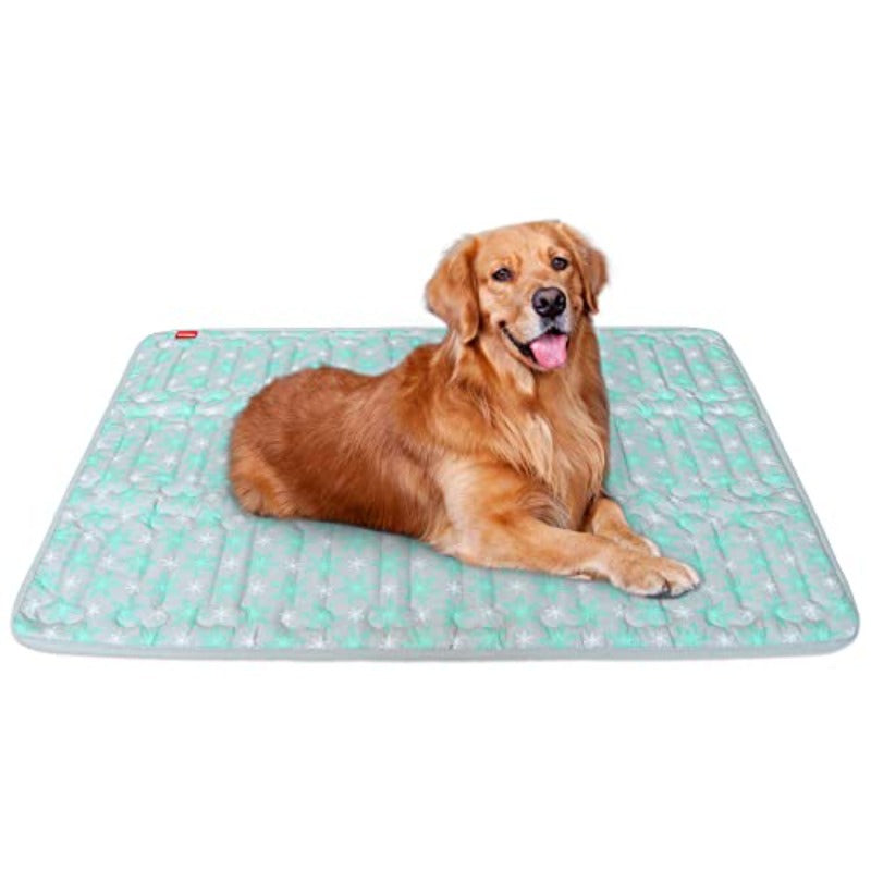 Anti-Slip Bottom Dog Crate Mat Machine Washable Soft Dog Bed Mat