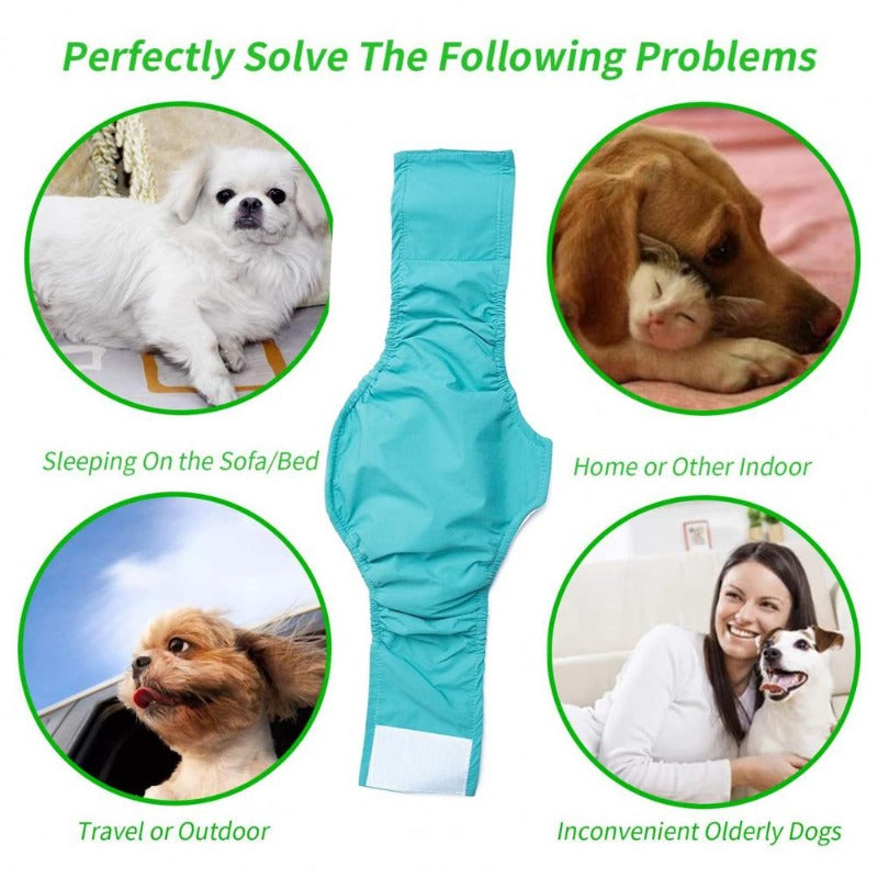 Dog Diaper Four Layers of Absorbent Cotton Pet Physiological Belt