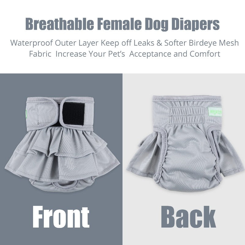 Dog Diapers Female Highly Absorbent Reusable Dog Diapers