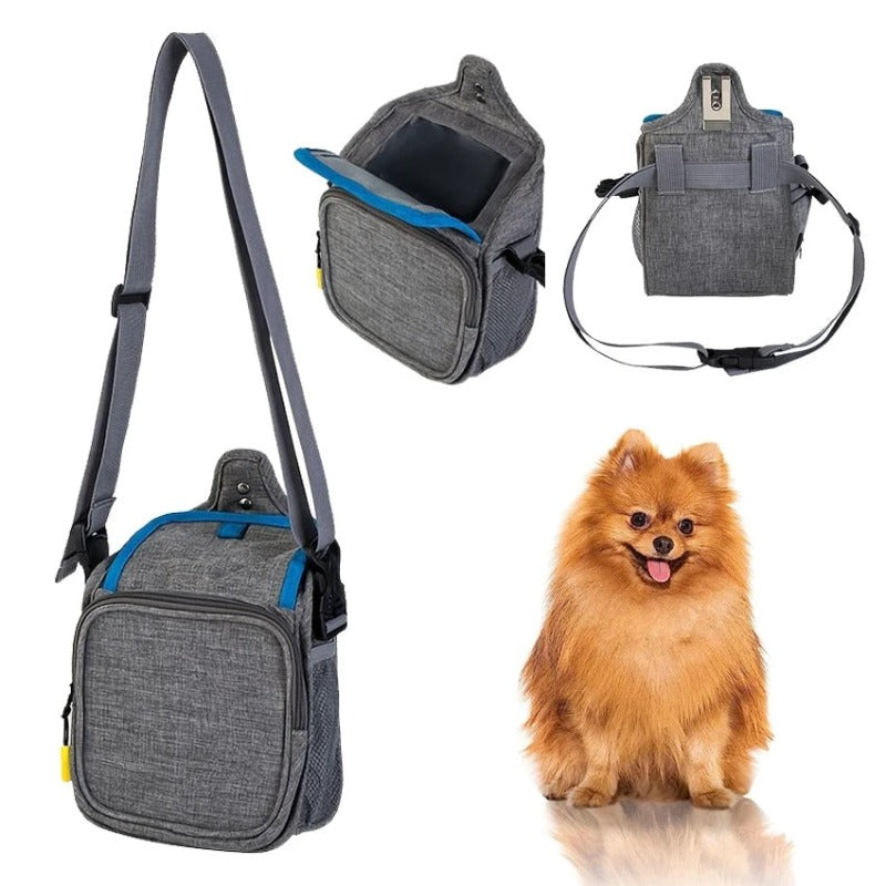 Dog Food Bag WIth Waterproof Dog Training Belt Bag And Shoulder Bag