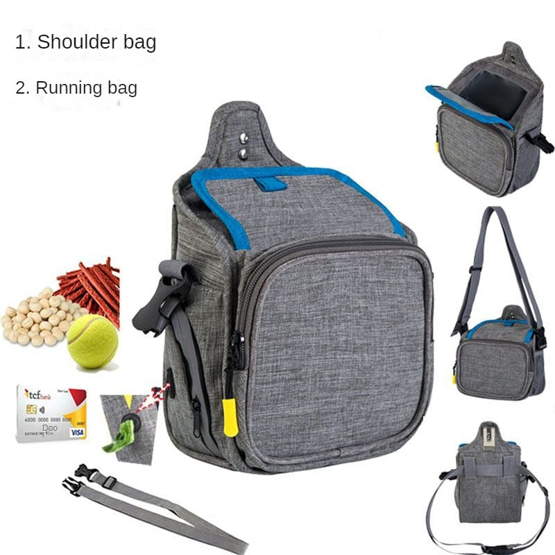 Dog Food Bag WIth Waterproof Dog Training Belt Bag And Shoulder Bag