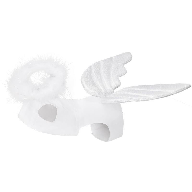 Dog Halloween Costume Pet Angel Wings Halloween Costumes WIth Wing