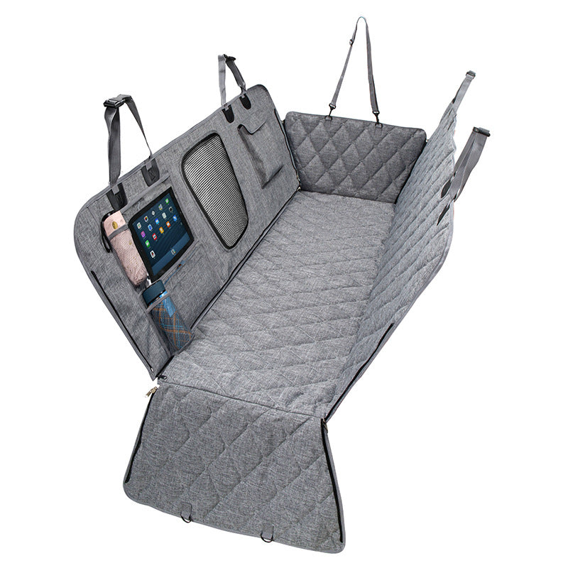 Dog Hammock Pet Dog Car Seat Cover With Mesh Window For Car SUV