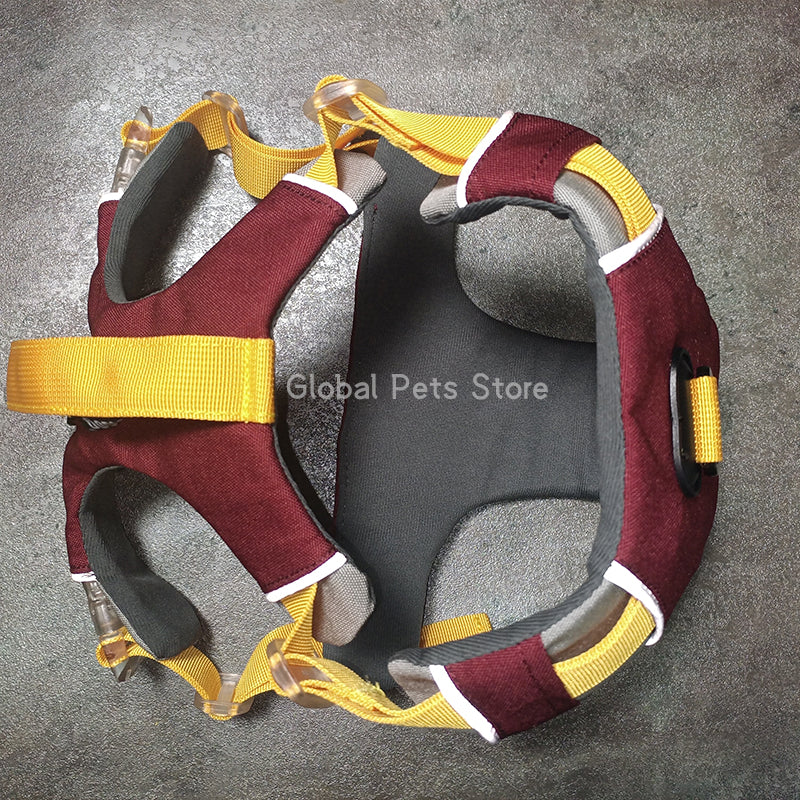Dog Harness Adjustable Liftable Harness Reflective Pet Leads Vest