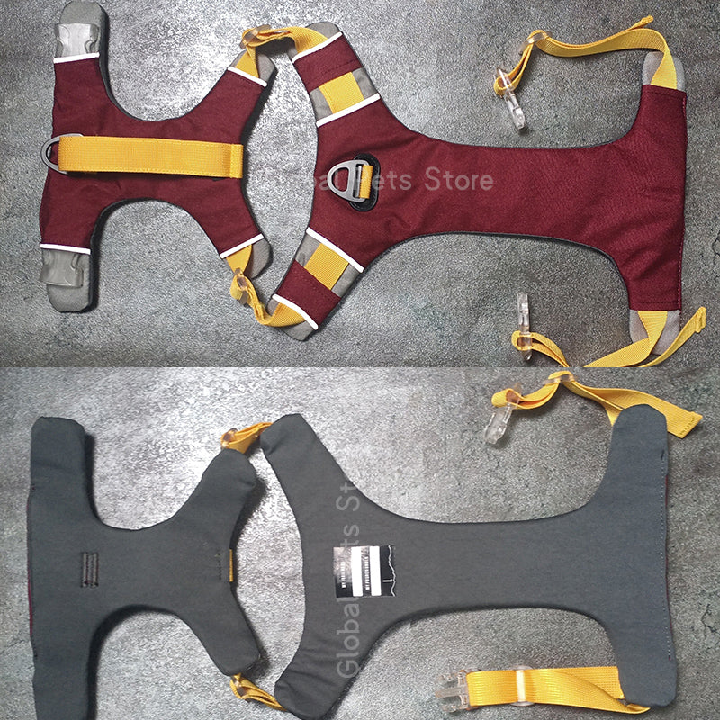 Dog Harness Adjustable Liftable Harness Reflective Pet Leads Vest