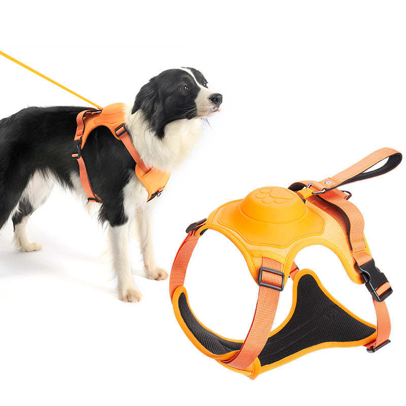 Dog Harness with Retractable Dog Leash