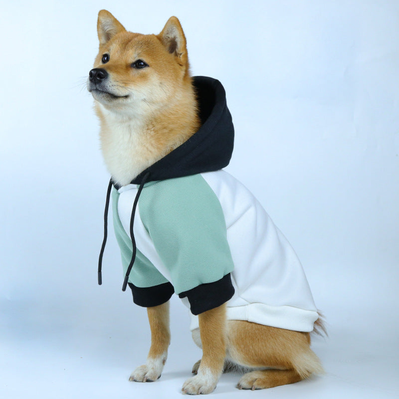 Dog Hoodie Windproof Warm Pet Dog Clothes Sweatshir