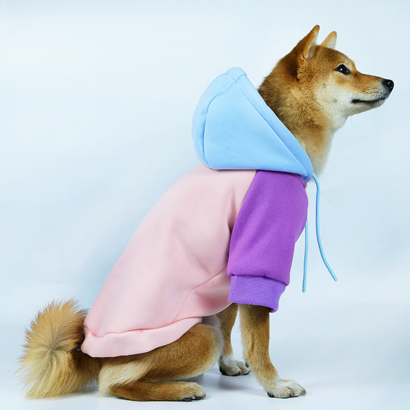 Dog Hoodie Windproof Warm Pet Dog Clothes Sweatshir