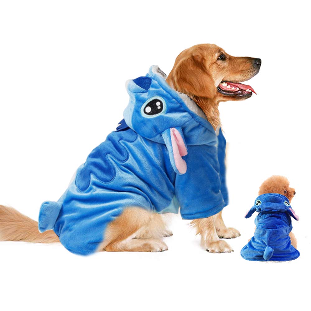 Dog Hoodie Dog Halloween Costume Xmas Pajamas Outfit Pet Coat