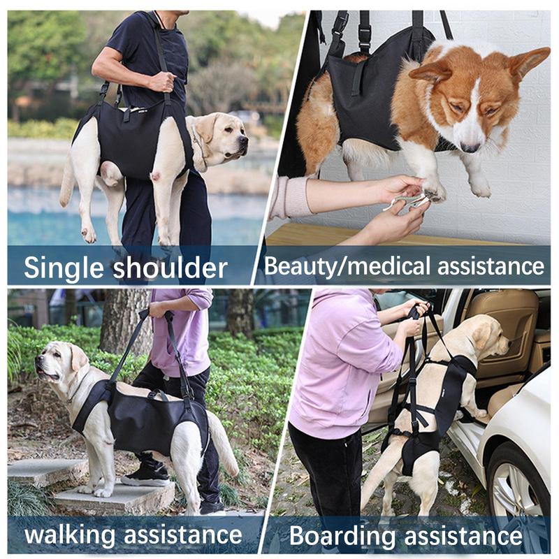 Dog Lift Harness For Large Dogs Sling Dog Walking Assistance Adjustable Pet Support Harness