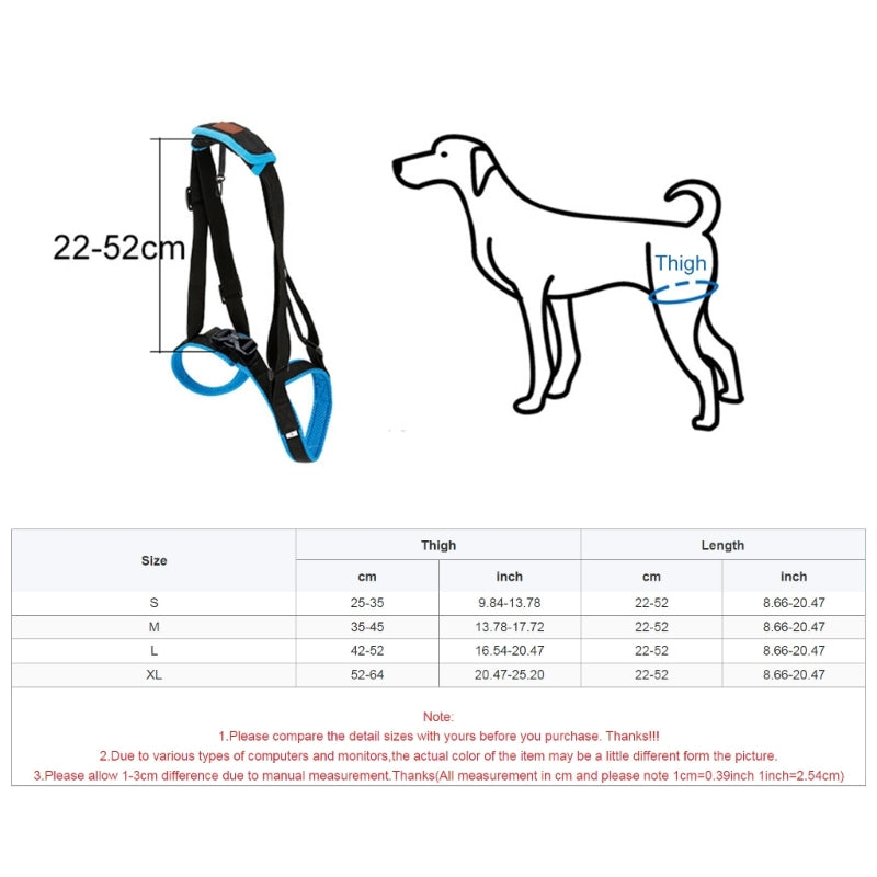 Dog Lift Harness For Large Dogs Soft Padded Adjustable Dog Back Leg Sling Dog Leg Support Harnesses