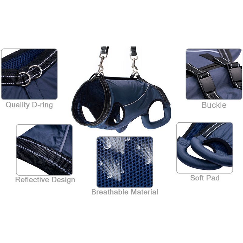 Dog Lift Harness Thick And Durable Universal Adjustable Pet Dog Leg Straps