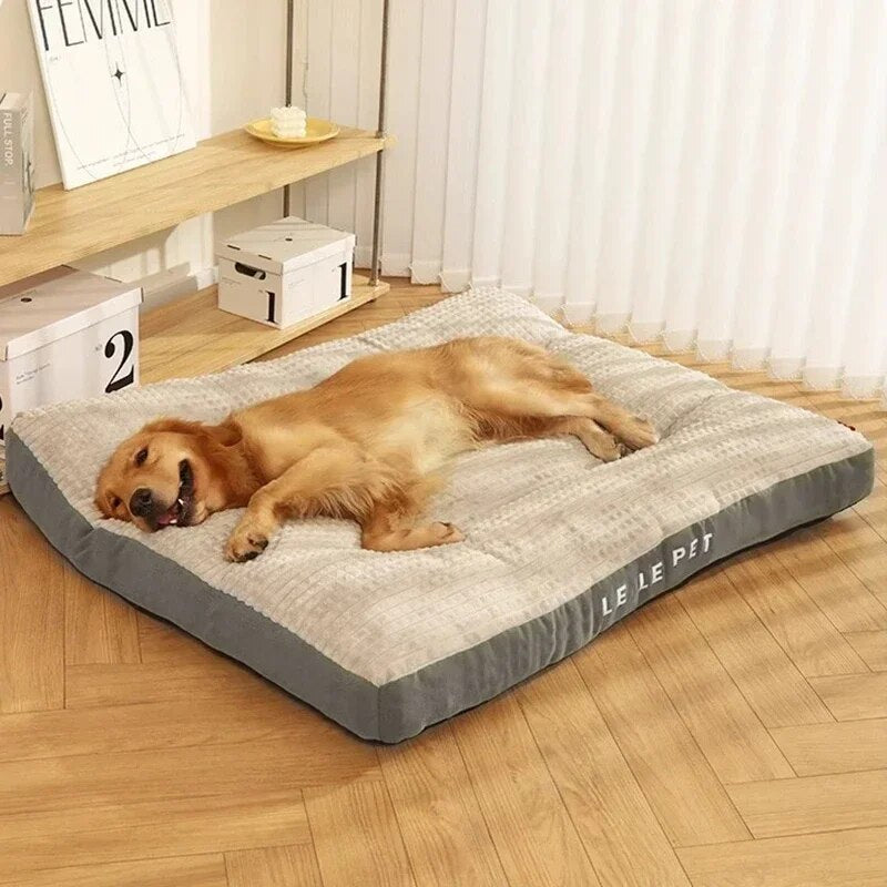 Dog Mat Corduroy Bed Washable Winter Warm Cushion Thicken Dog Sofa