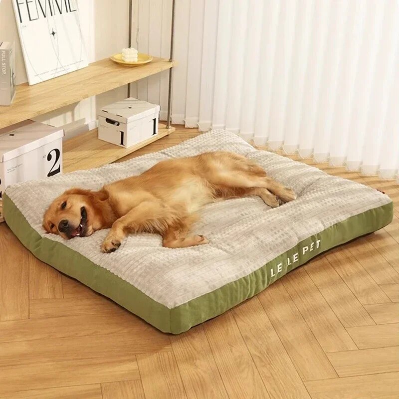 Dog Mat Corduroy Bed Washable Winter Warm Cushion Thicken Dog Sofa