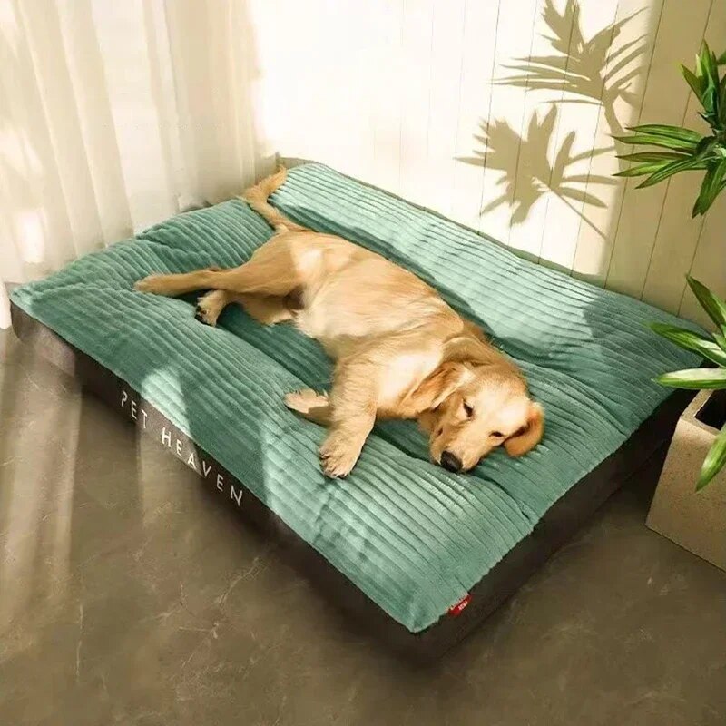 Dog Mat Corduroy Bed Washable Winter Warm Cushion Thicken Dog Sofa