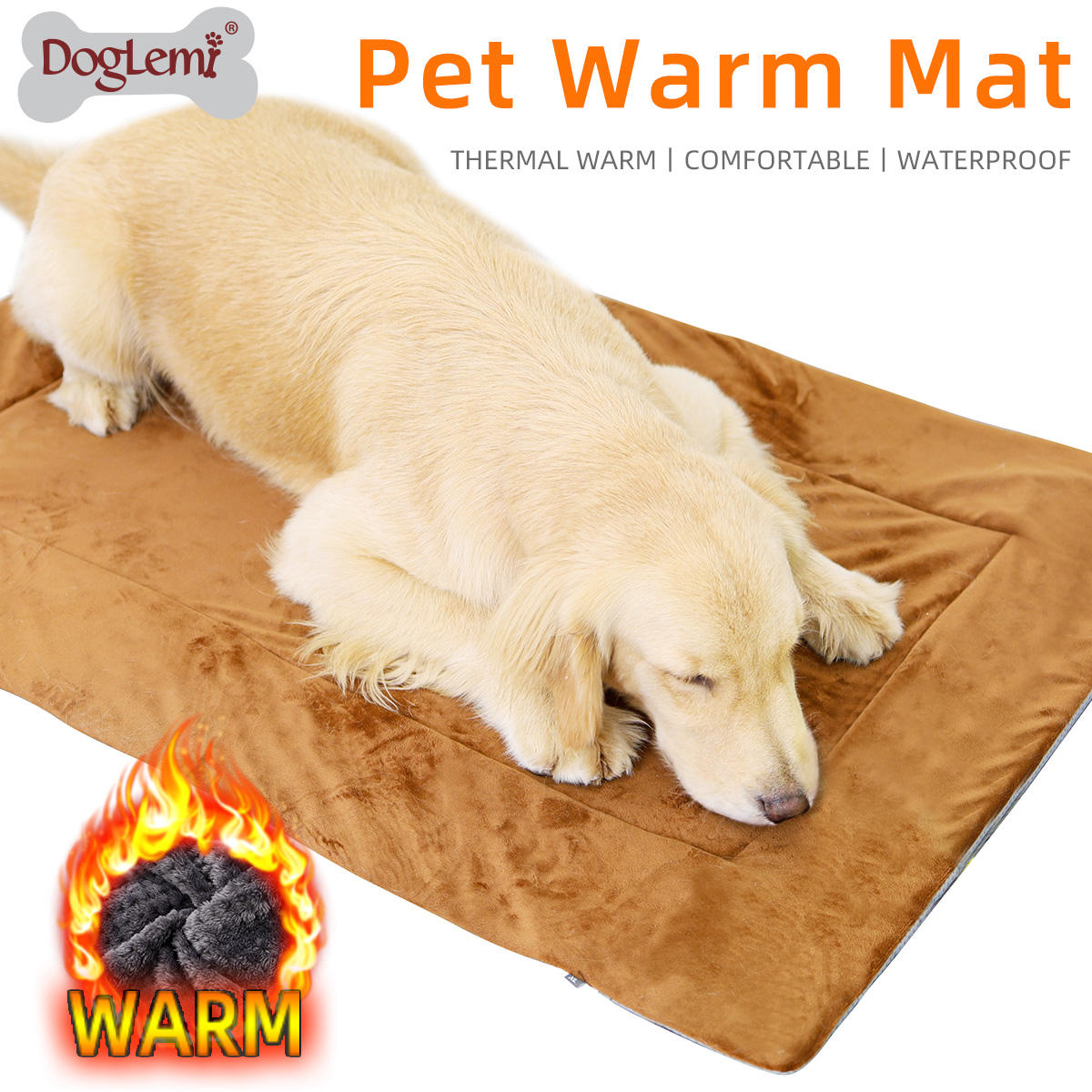 Dog Mats Thermal Plush Comfortable Winter Dog Cushion
