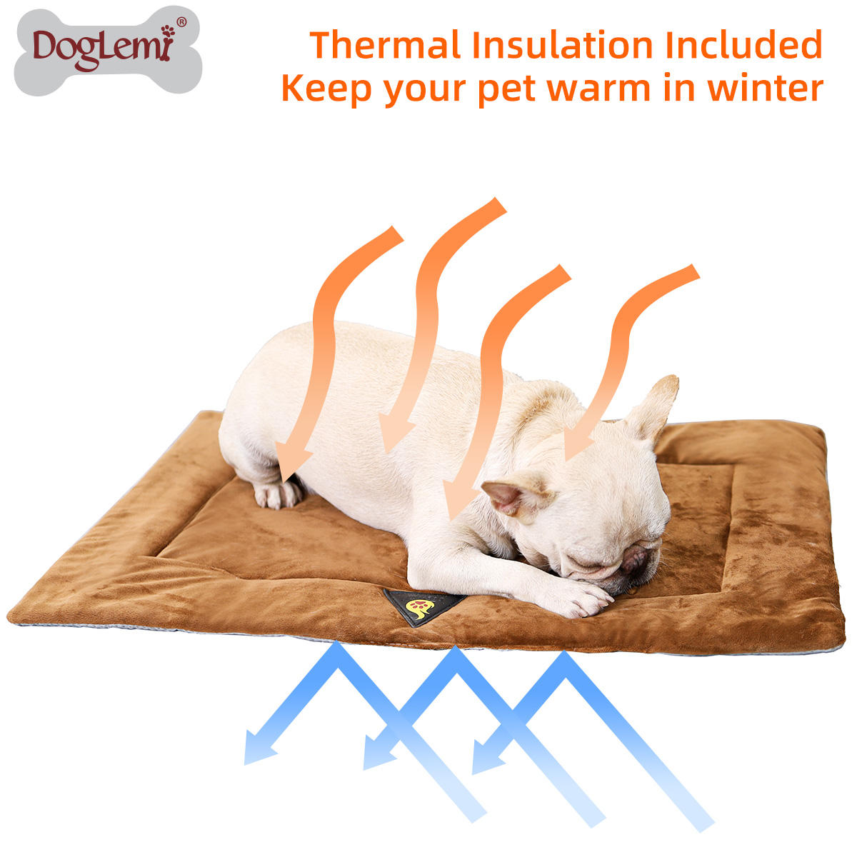 Dog Mats Thermal Plush Comfortable Winter Dog Cushion