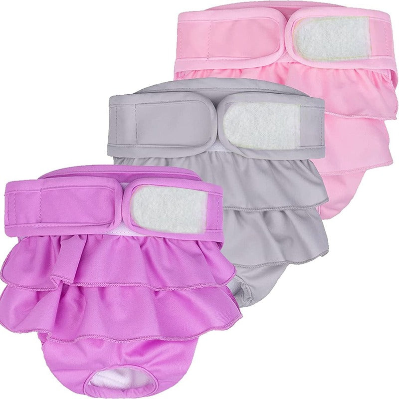Dog Panties Diapers Reusable Washable Female Dogs Physiological Pant
