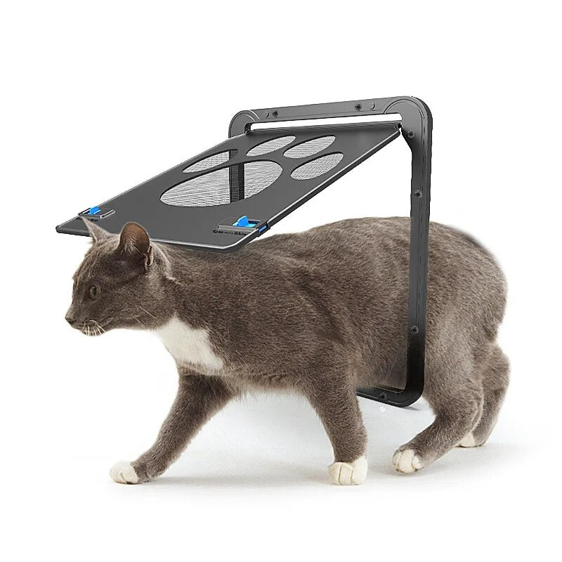 Dog Paw Print Door Cat and Dog Anti Bite Door Suitable for Small and Medium-Sized Dogs and Cats