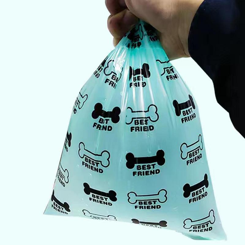 Dog Poop Bag Dispenser with Built-in LED Flashlight and Metal Clip