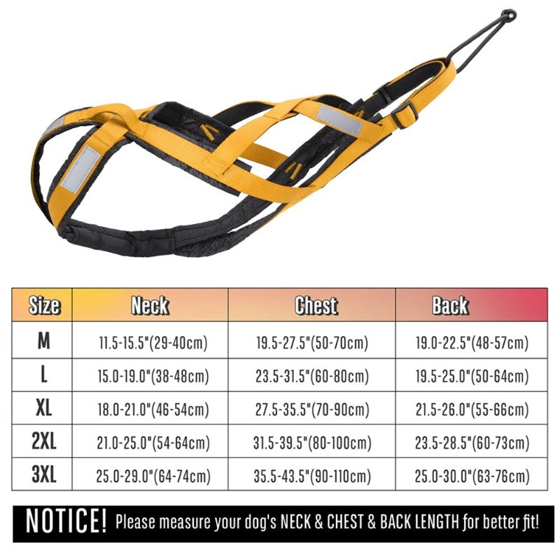 Dog Sled Harness Reflective Dog Weight Pulling Harnesses