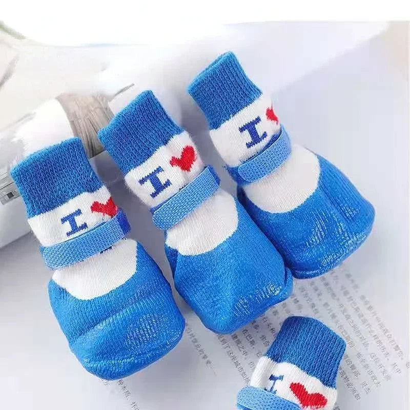 Cats and Dogs Waterproof Shoes Scratch-proof Foot Covers Dog Socks