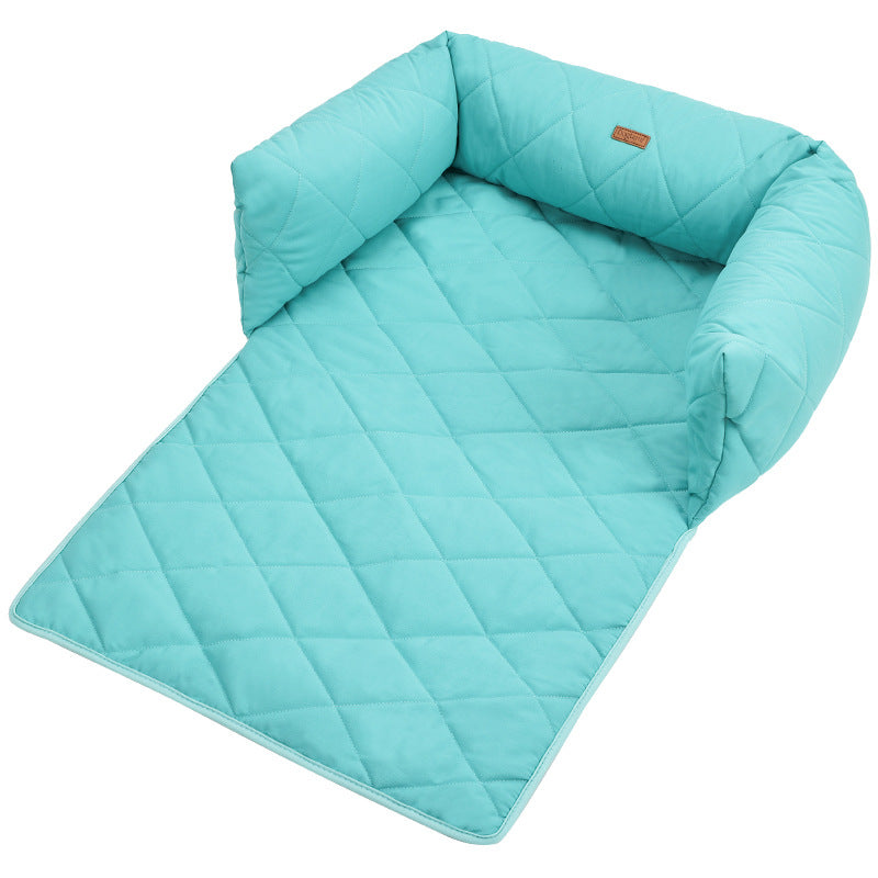 Dog Sofa Bed Mat With Zipper, Removable And Washable Liner