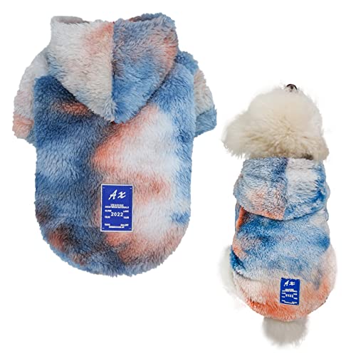 Dog Tie Dye Sweater Skin Friendly Soft Breathable Stretch Fleece