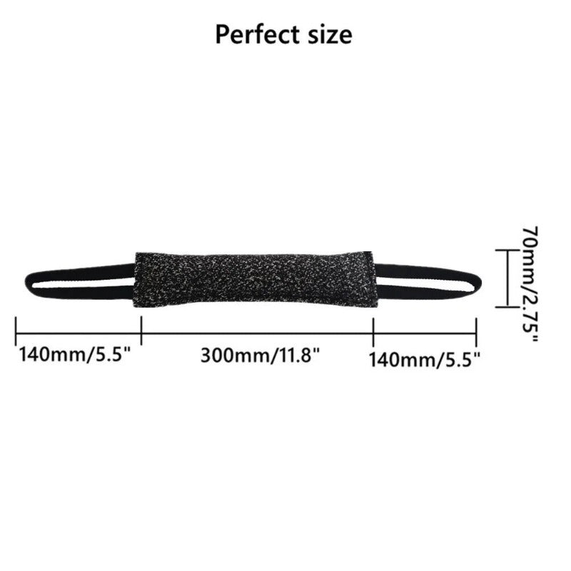 Dog Training Bite Tug Pillow Sleeve with 2 Rope Handles