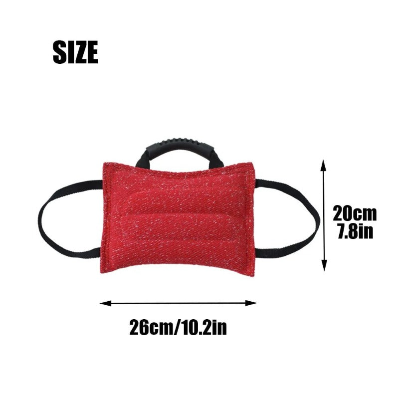 Dog Training Bite Tug Pillow Sleeve with 2 Rope Handles