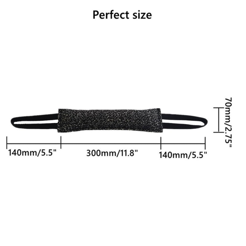 Dog Training Bite Tug Pillow Sleeve with 2 Rope Handles