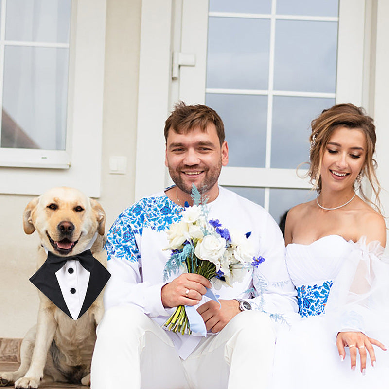 Dog Tuxedo Bandana Dog Costumes Bow Tie